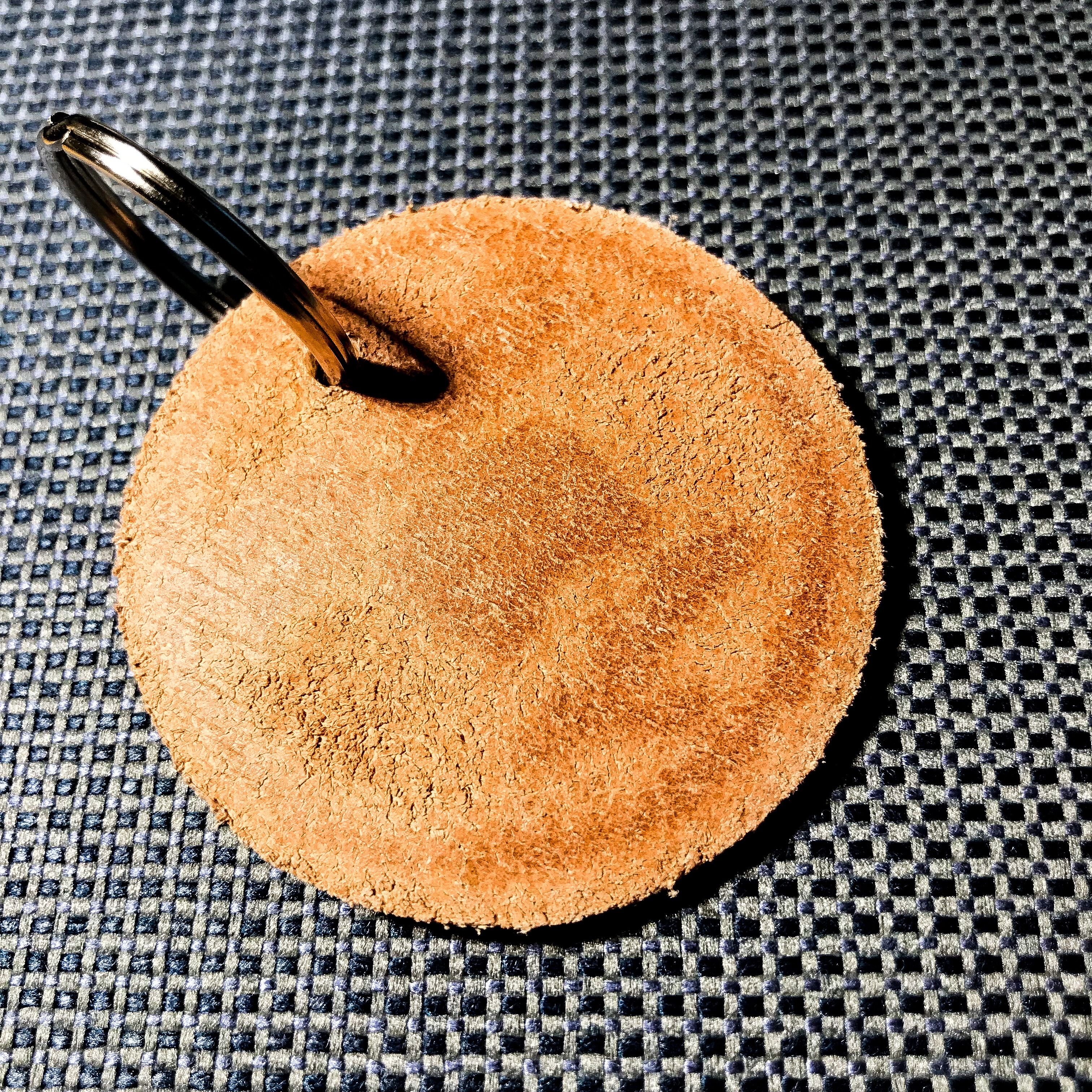 Bridge Strings Luxury Natural Leather Keyring • Bridge Strings